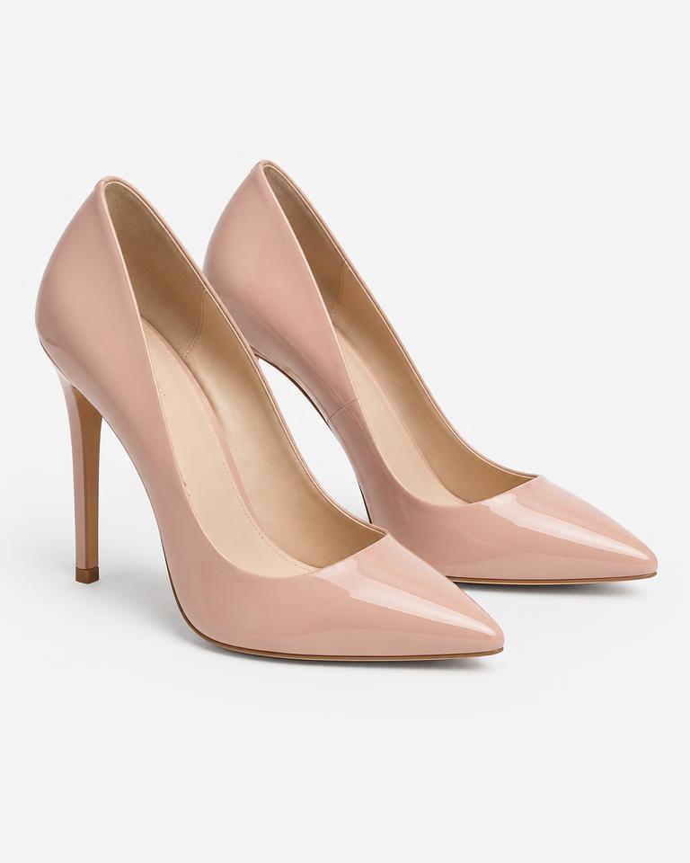Scarpin Nude Verniz