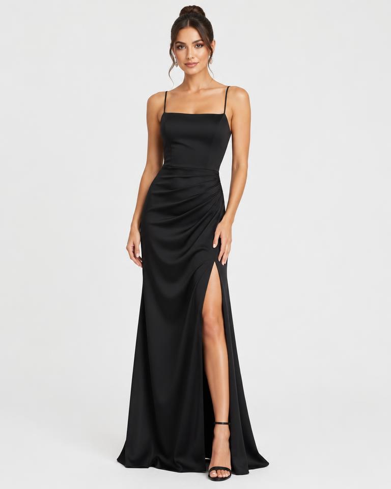 Vestido Longo Noite Preto
